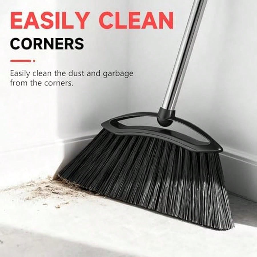 Commercial Kitchen Broom - Heavy Duty Broom, 54-Inch Adjustable Long