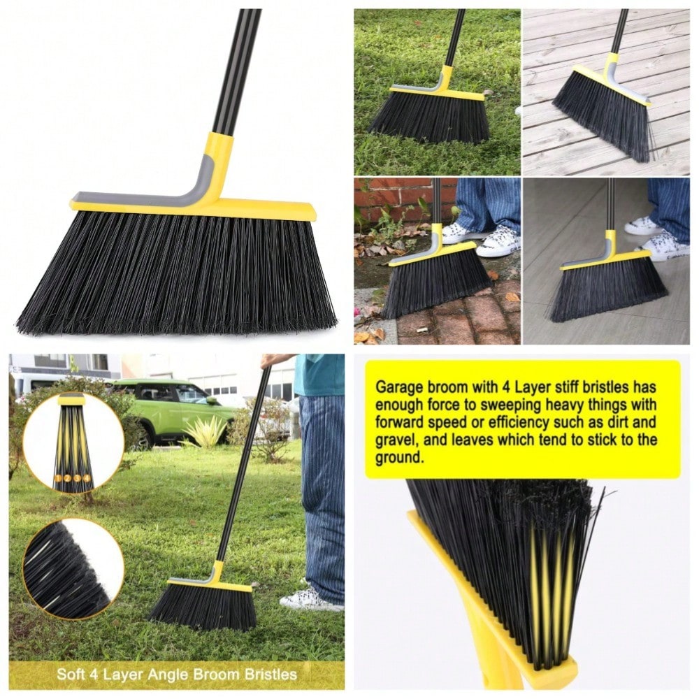 Commercial Kitchen Broom - Outdoor Broom For Floor Cleaning,58