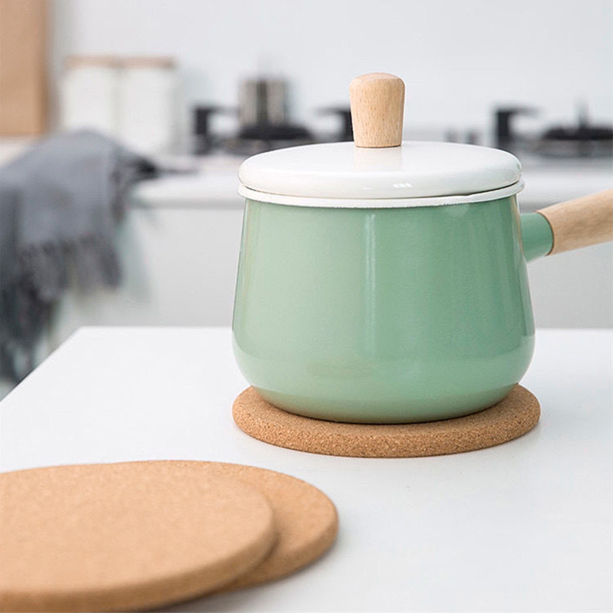 Cork Pot Holder Heat Resistant - مراجعة Commercial Kitchen Floor وسعره