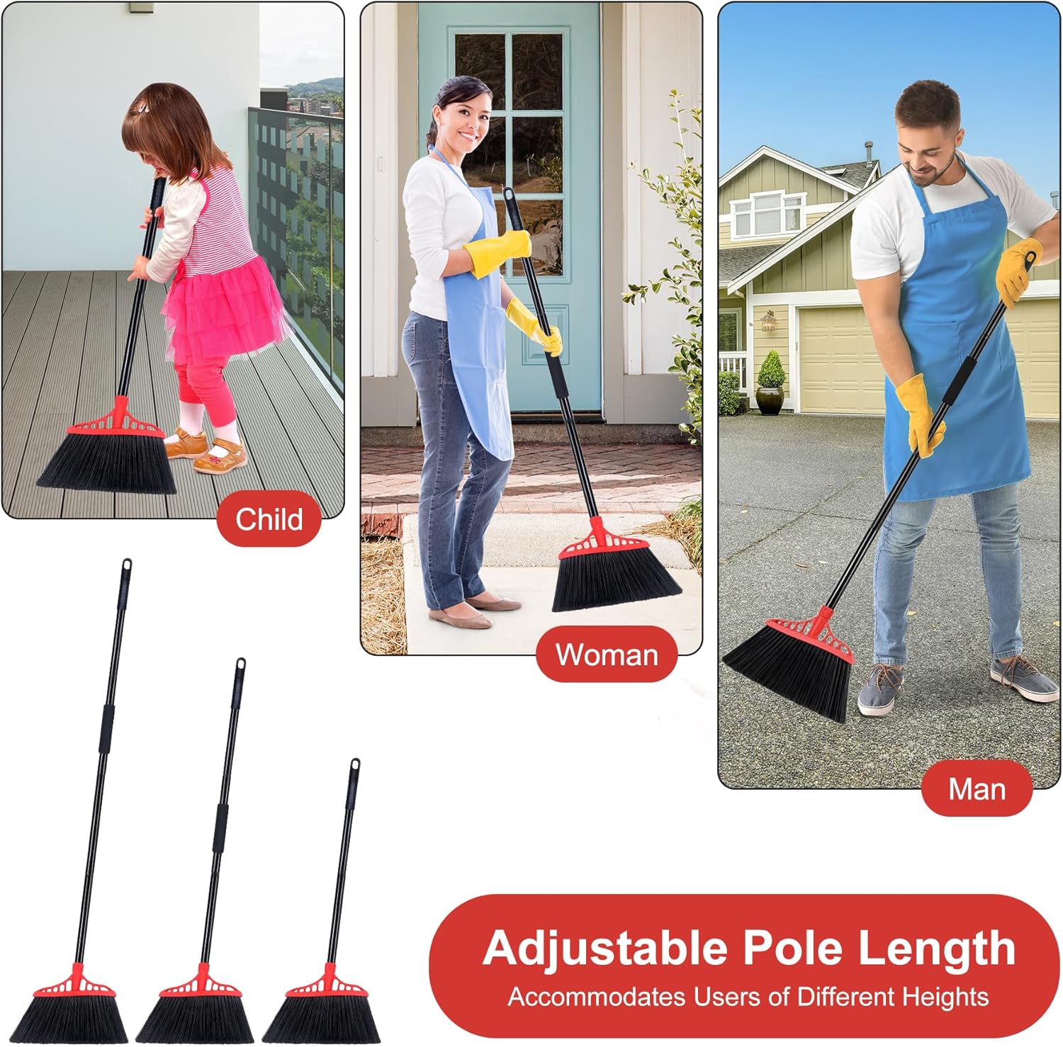 Tiumso Heavy Duty Angle Broom  - مراجعة Commercial Kitchen Broom وسعره