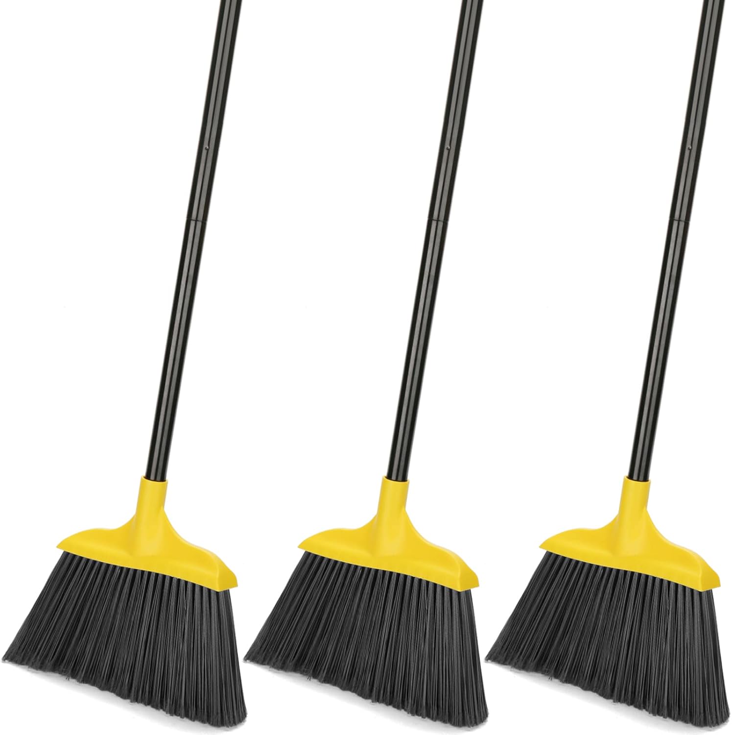 3 Pack Heavy Duty Outdoor Broo - مراجعة Commercial Kitchen Broom وسعره