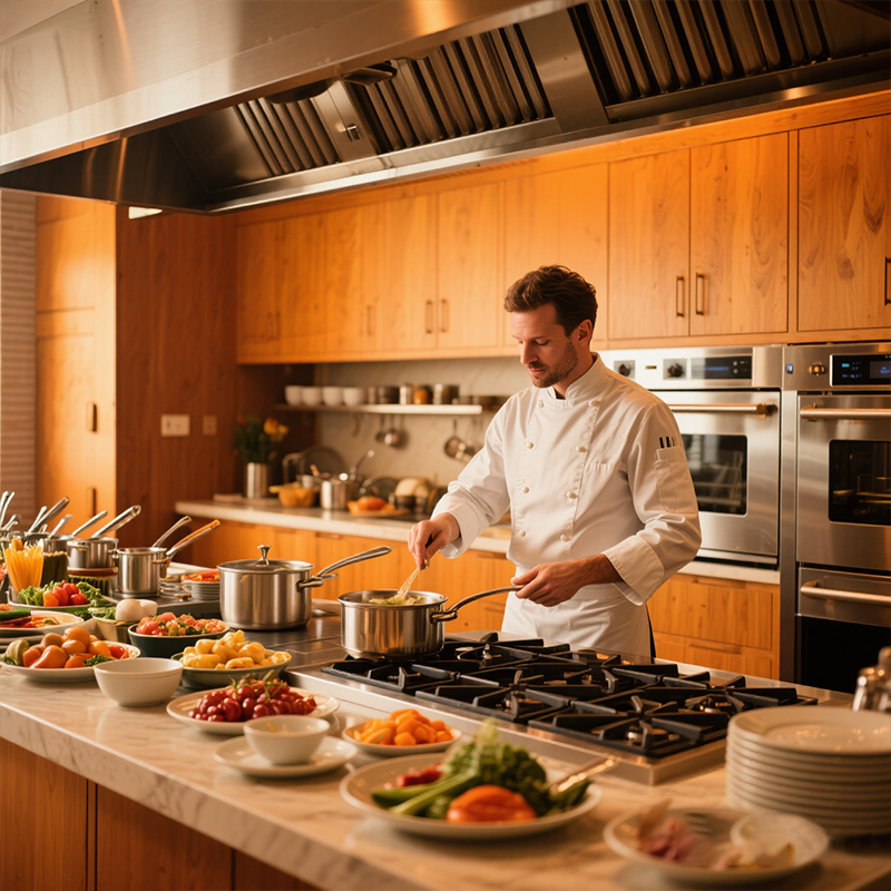 Automatic Commercial Kitchen E - مراجعة Commercial Kitchen Projects وسعره