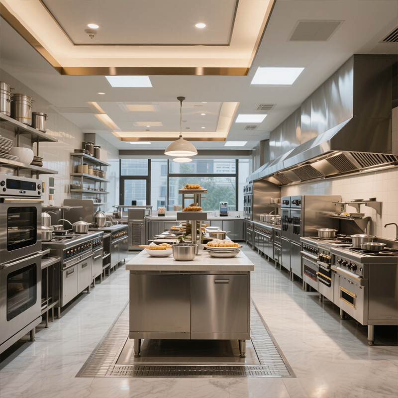 Automatic Commercial Kitchen E - مراجعة Commercial Kitchen Projects وسعره