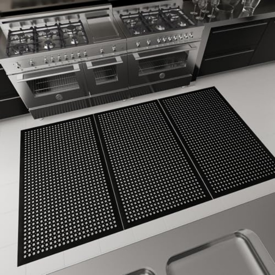 Heavy Duty Rubber Floor Non-Sl - مراجعة Commercial Kitchen Floor وسعره