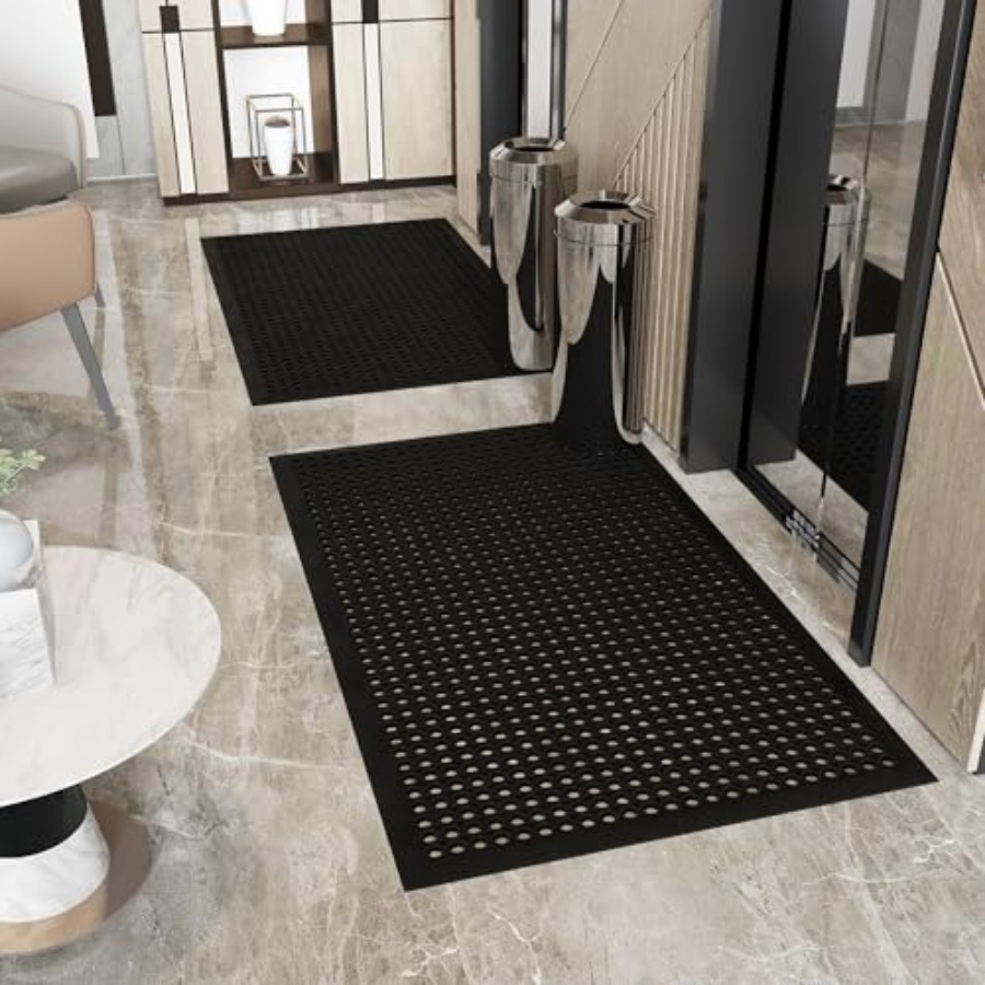 Heavy Duty Rubber Floor Non-Sl - مراجعة Commercial Kitchen Floor وسعره