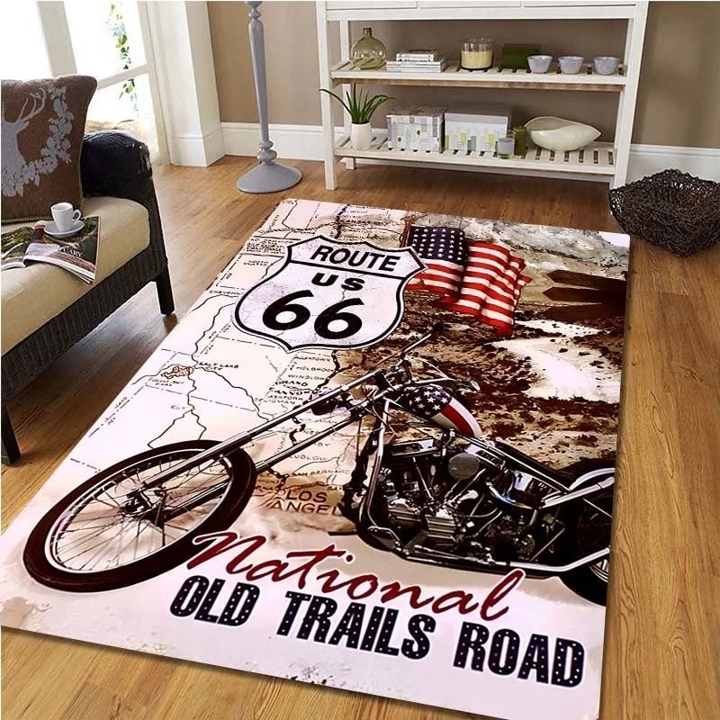 Route 66 Motorcycle Vintage Ca - مراجعة Commercial Kitchen Floor وسعره
