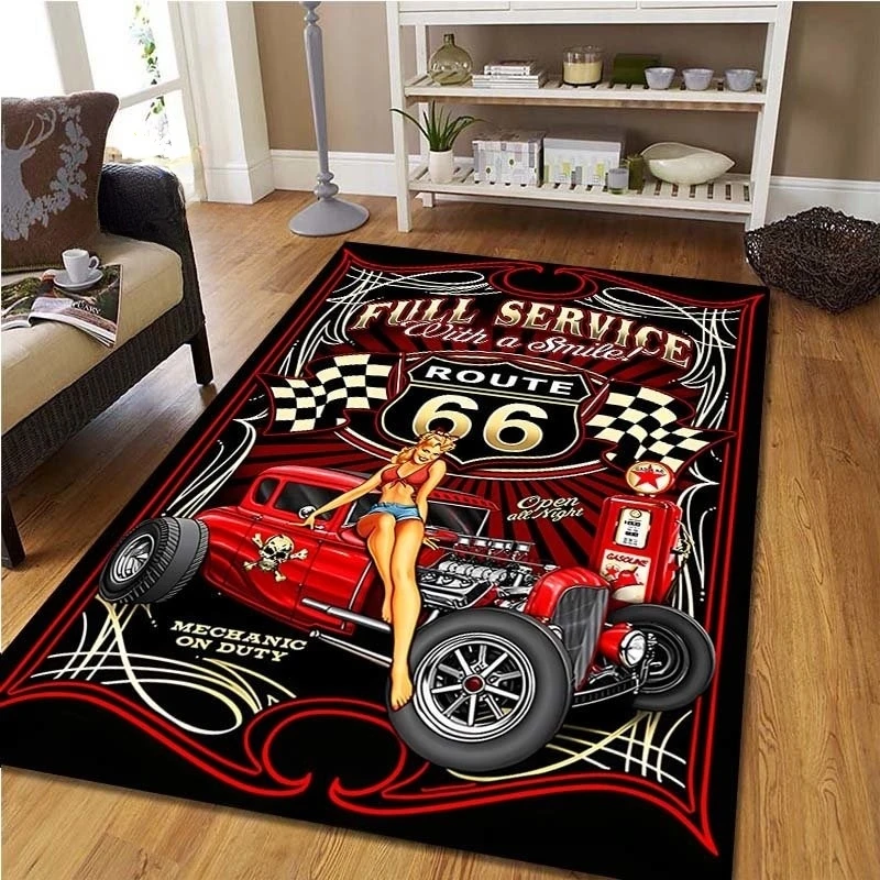 Route 66 Motorcycle Vintage Ca - مراجعة Commercial Kitchen Floor وسعره