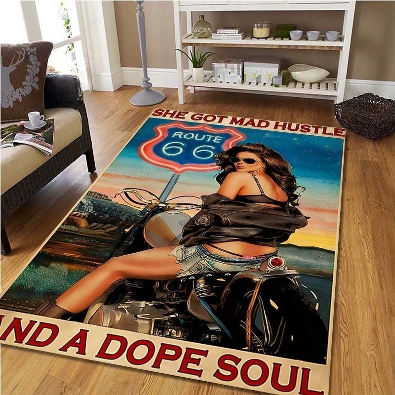 Route 66 Motorcycle Vintage Ca - مراجعة Commercial Kitchen Floor وسعره