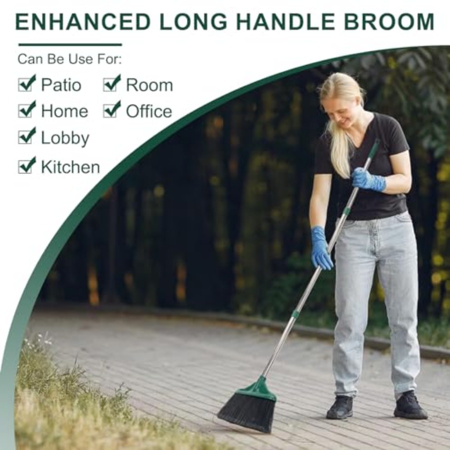Broom Outdoor Indoor Commercia - مراجعة Commercial Kitchen Broom وسعره