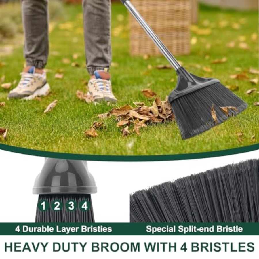 Broom Outdoor Indoor Commercia - مراجعة Commercial Kitchen Broom وسعره