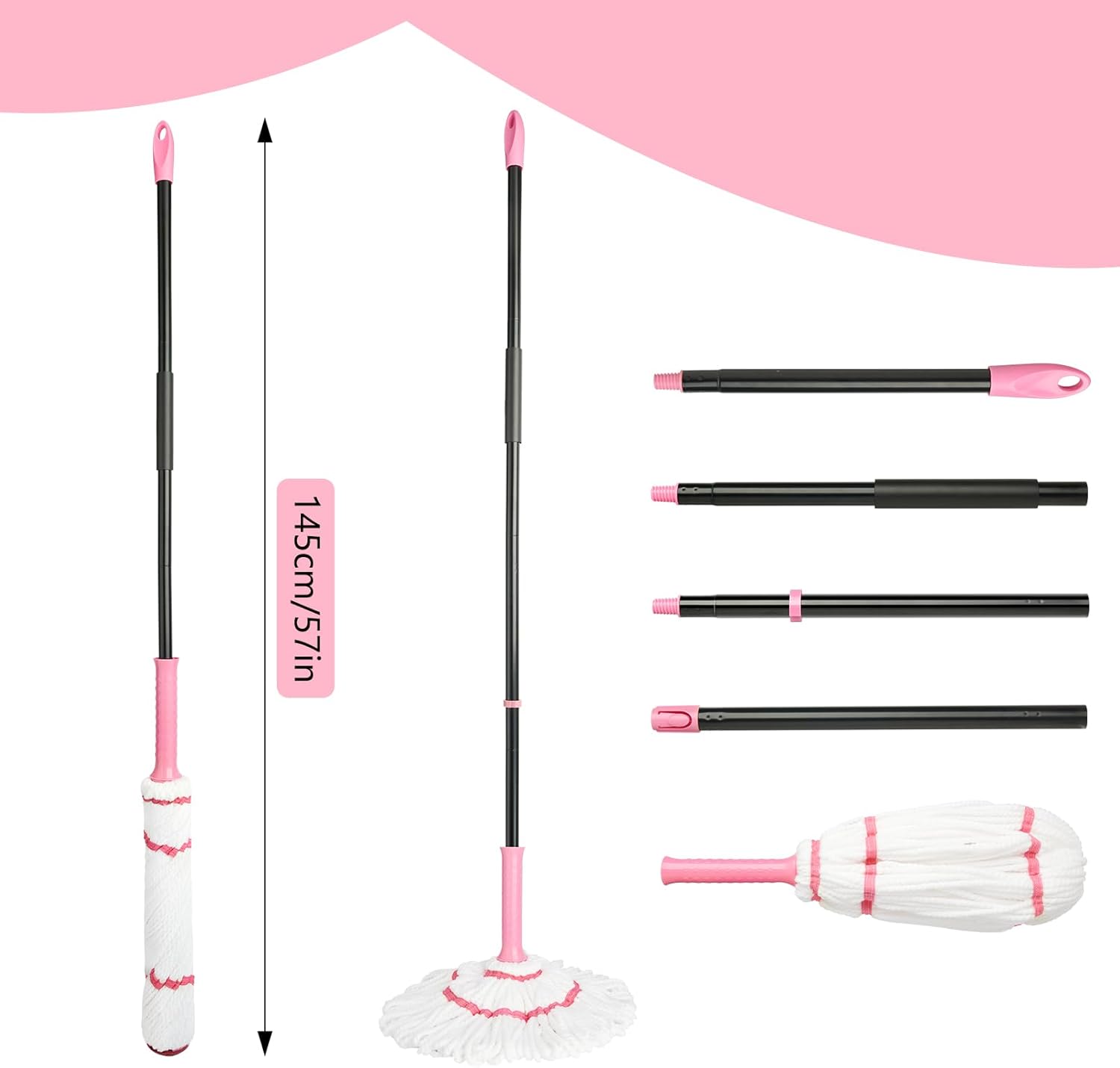 Self-Wringing Twist Mop for Fl - مراجعة Commercial Kitchen Floor وسعره