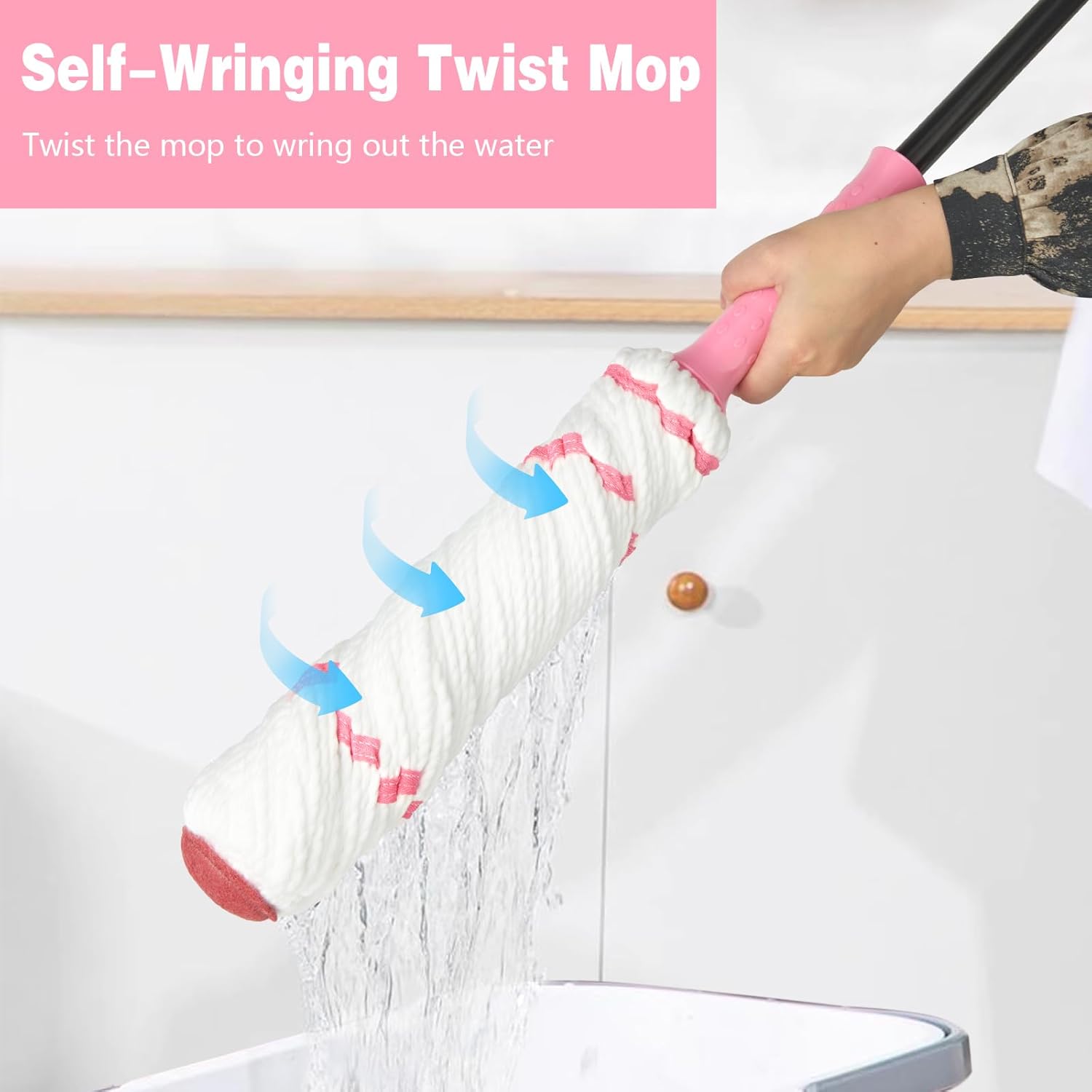 Self-Wringing Twist Mop for Fl - مراجعة Commercial Kitchen Floor وسعره