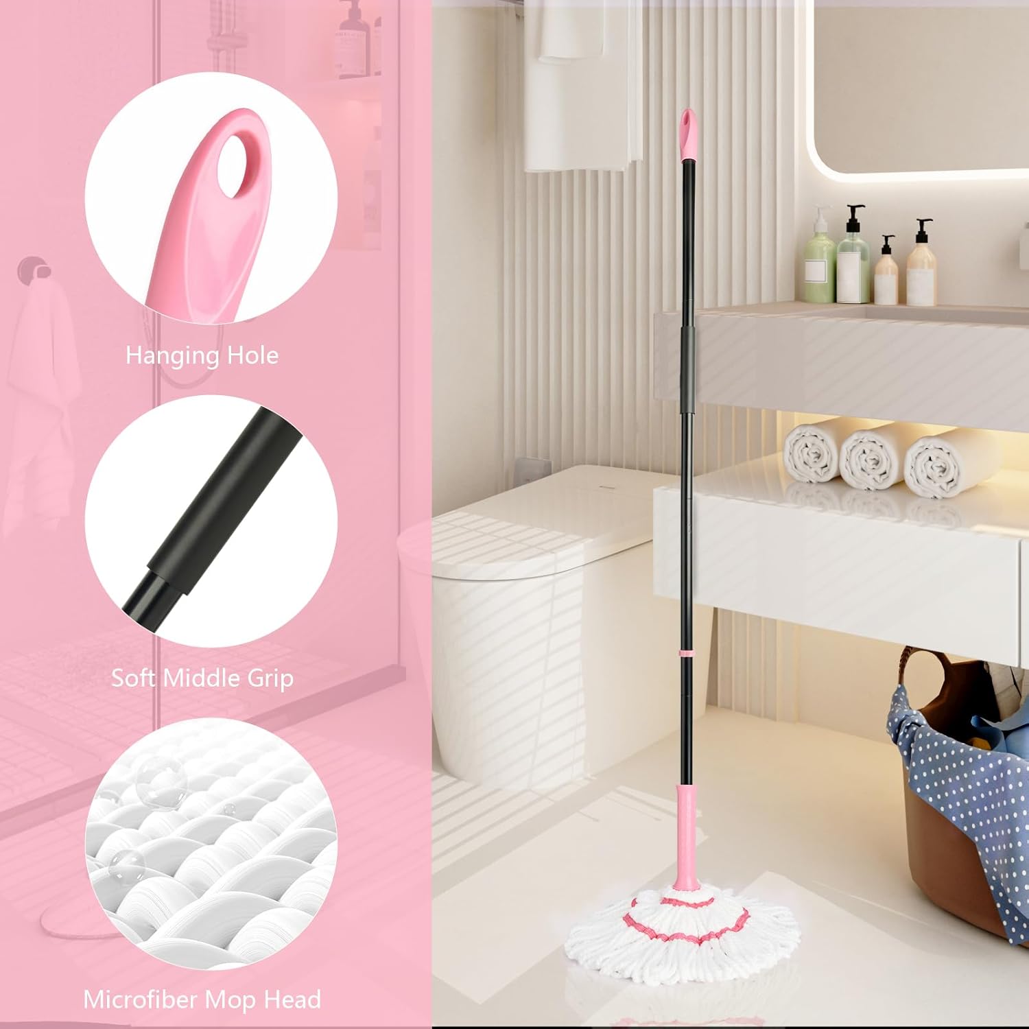 Self-Wringing Twist Mop for Fl - مراجعة Commercial Kitchen Floor وسعره