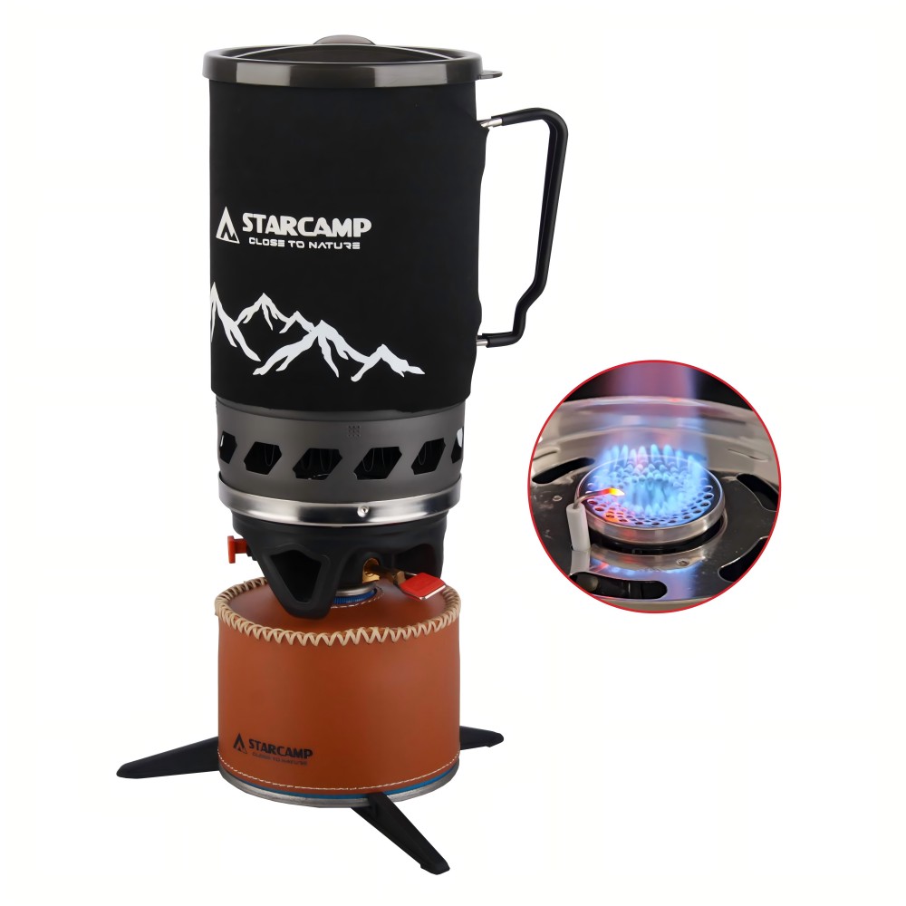 STARCAMP 1400ml Outdoor Fastbo - مراجعة Commercial Kitchen Gas Stove وسعره