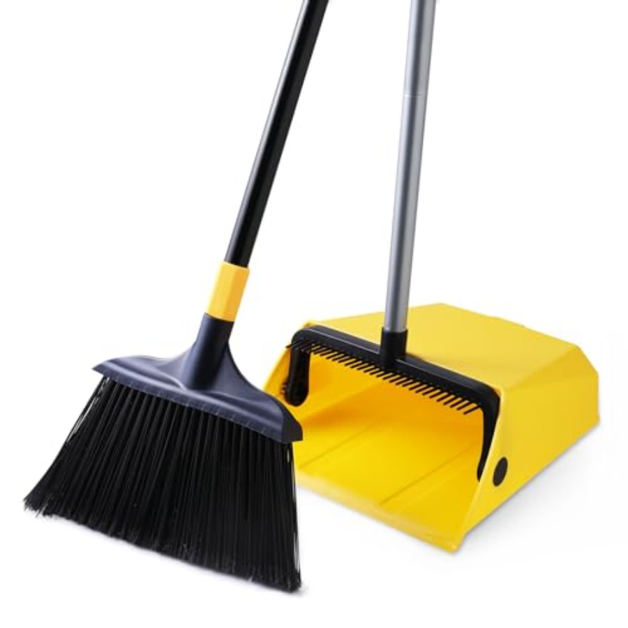Commercial Broom and Dustpan S - مراجعة Commercial Kitchen Broom وسعره