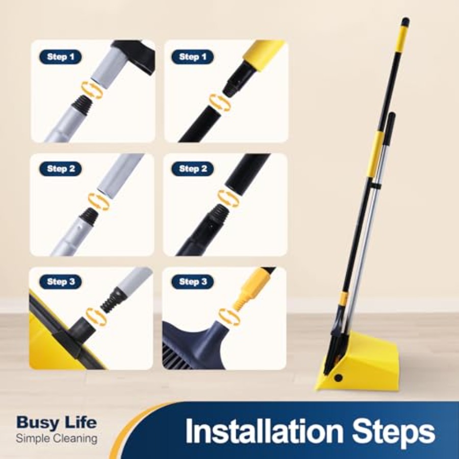 Commercial Broom and Dustpan S - مراجعة Commercial Kitchen Broom وسعره