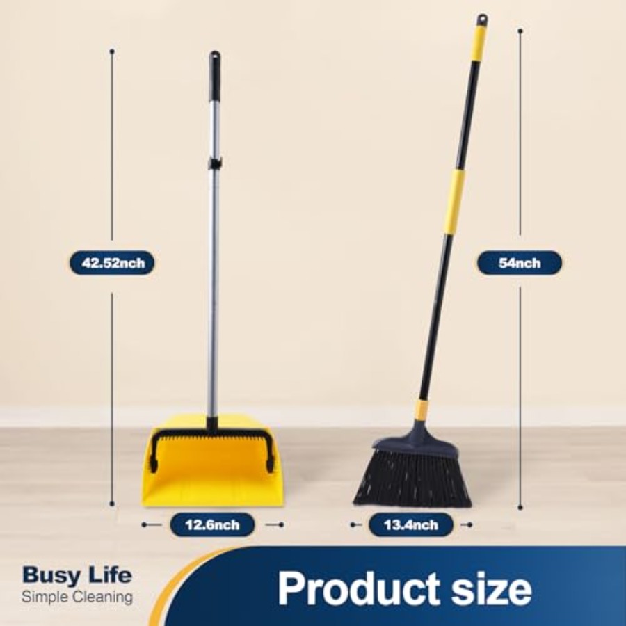 Commercial Broom and Dustpan S - مراجعة Commercial Kitchen Broom وسعره