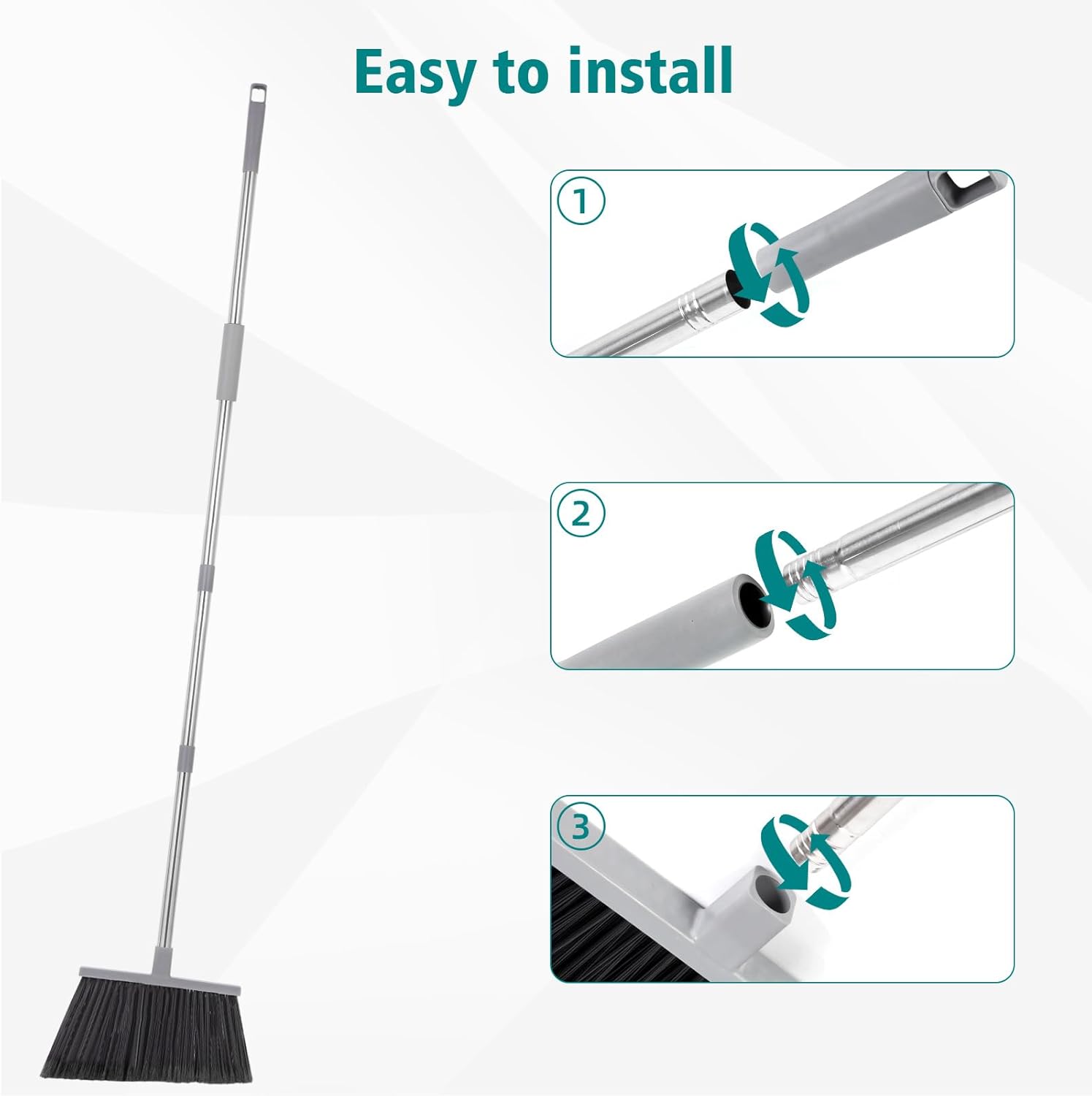 Broom, Outdoor Broom for Floor - مراجعة Commercial Kitchen Broom وسعره