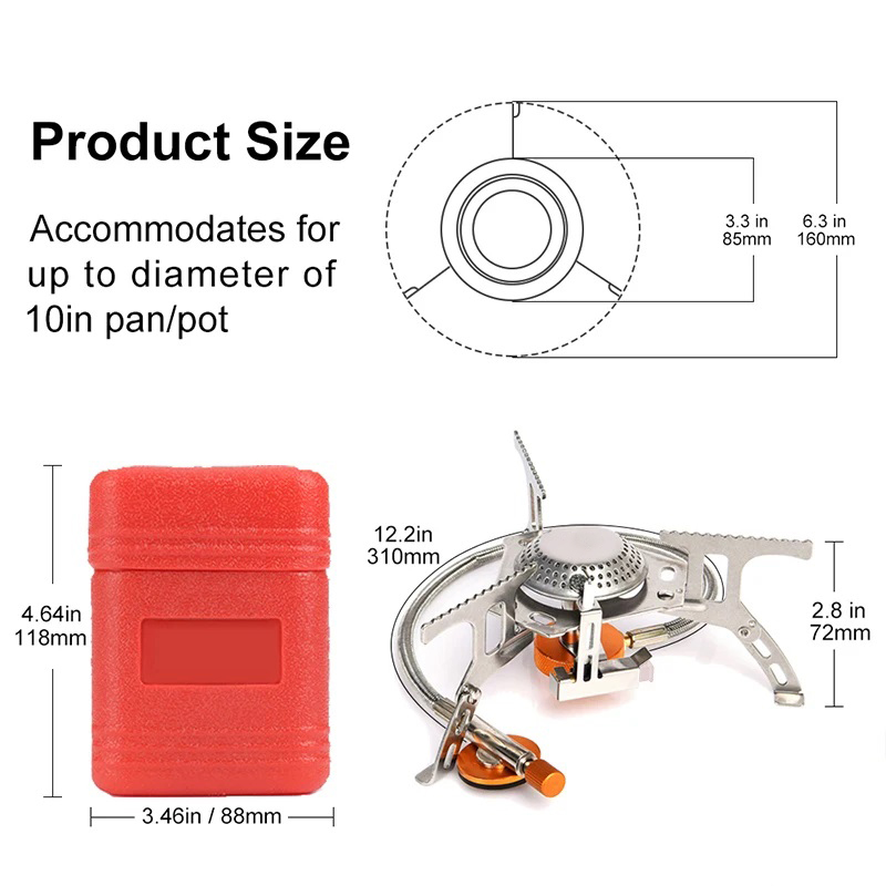 Camping Gas Stove Portable Fol - مراجعة Commercial Kitchen Gas Stove وسعره