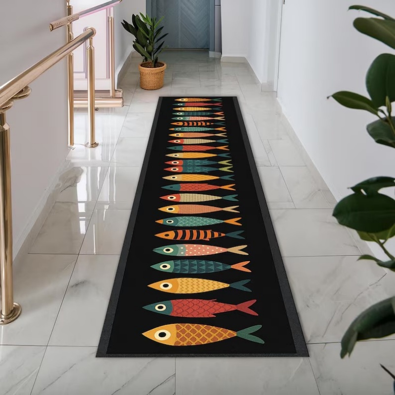 2D Fish-shaped Running Track C - مراجعة Commercial Kitchen Floor وسعره