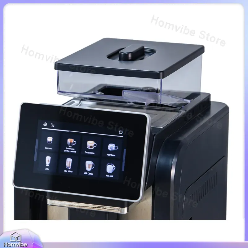 Professional Touch Screen Auto - مراجعة Commercial Espresso Machine وسعره