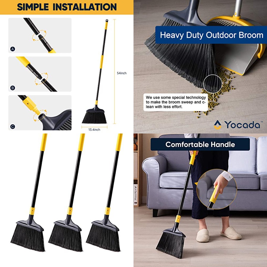 Commercial Broom Outdoor Indoo - مراجعة Commercial Kitchen Broom وسعره
