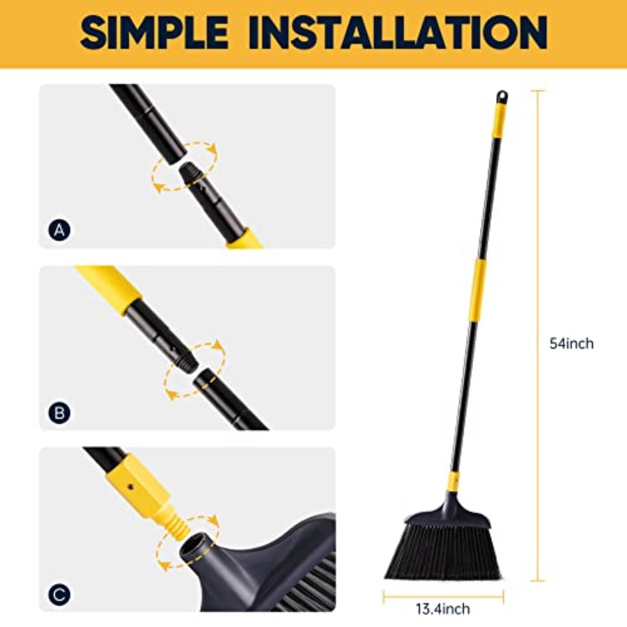 Commercial Broom Outdoor Indoo - مراجعة Commercial Kitchen Broom وسعره