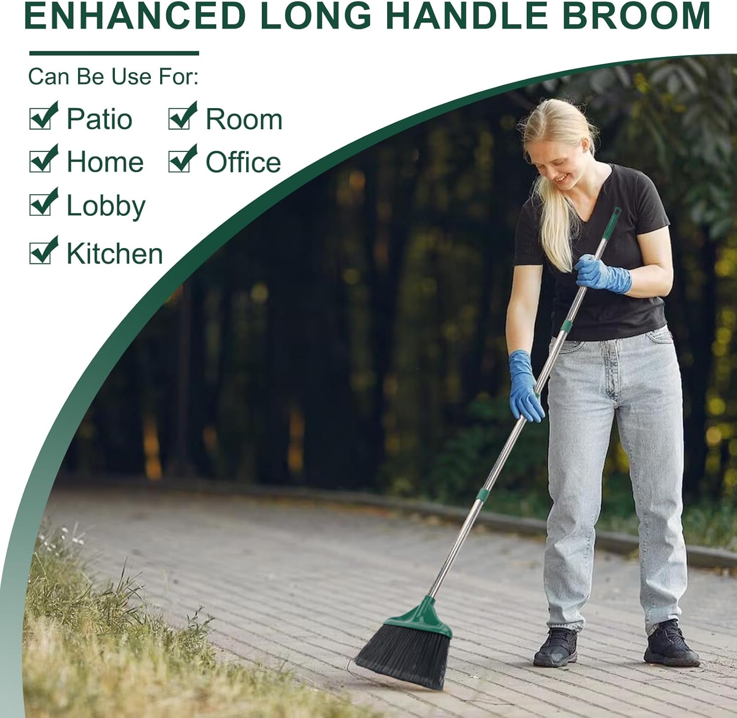 Broom Outdoor Indoor Commercia - مراجعة Commercial Kitchen Broom وسعره