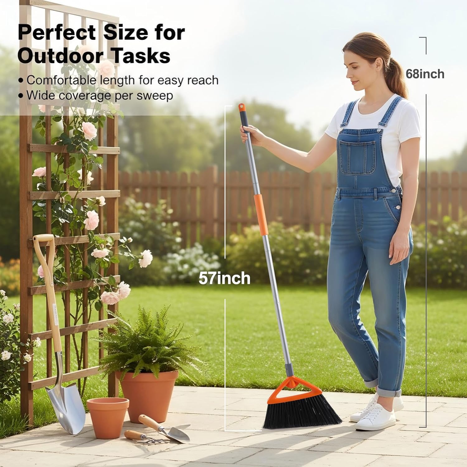 CLEANHOME Outdoor Brooms for S - مراجعة Commercial Kitchen Broom وسعره