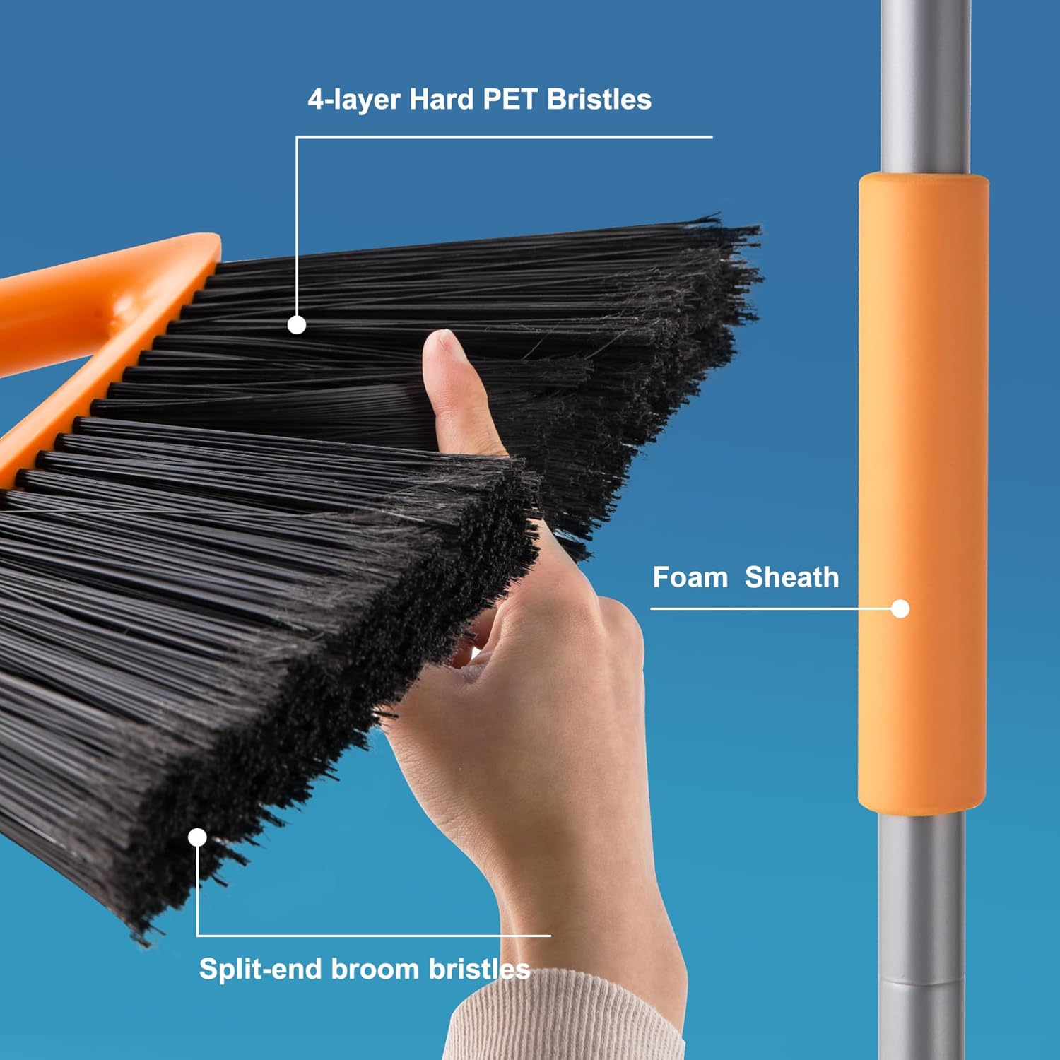 CLEANHOME Outdoor Brooms for S - مراجعة Commercial Kitchen Broom وسعره