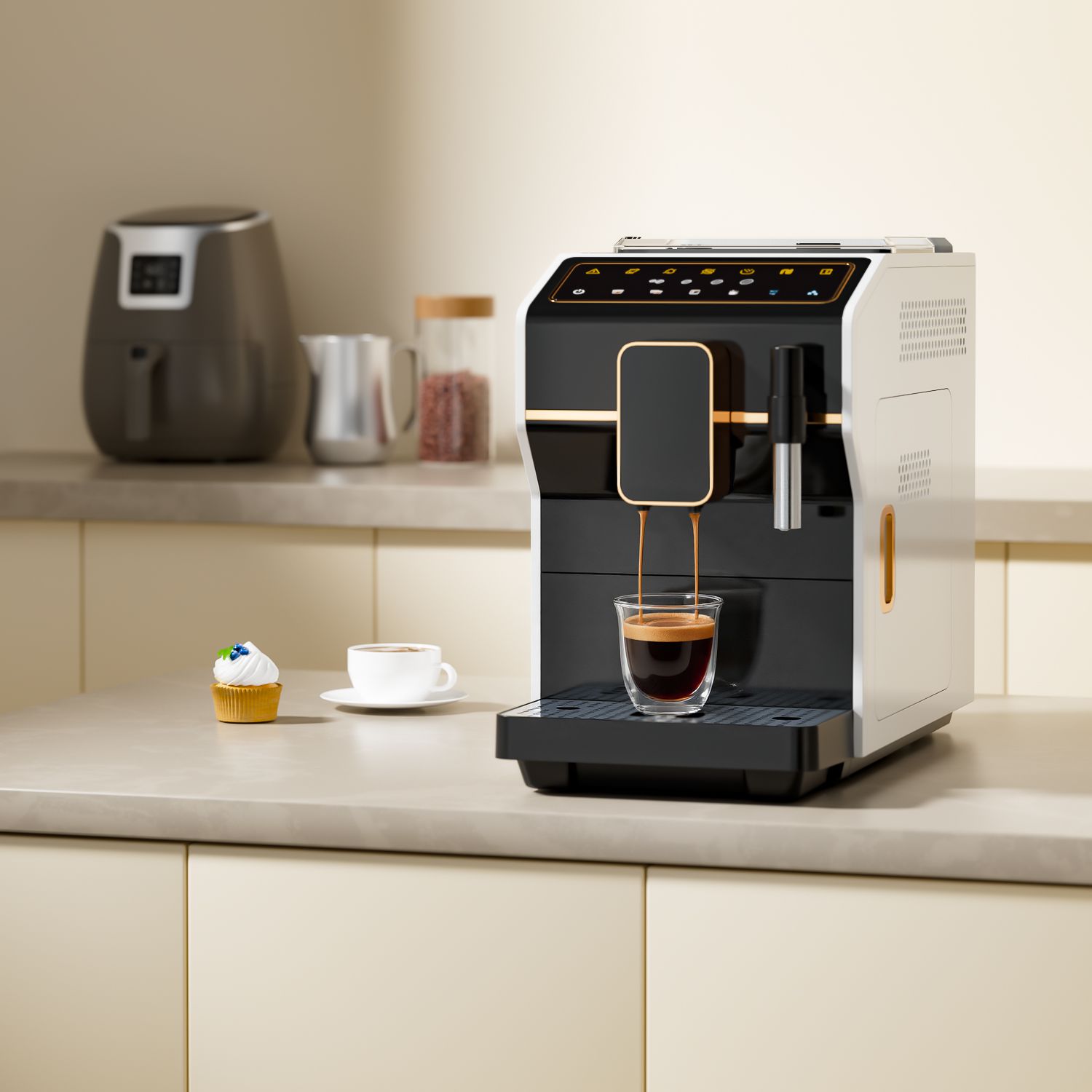Super Business Portable Coffee - مراجعة Commercial Espresso Machine وسعره