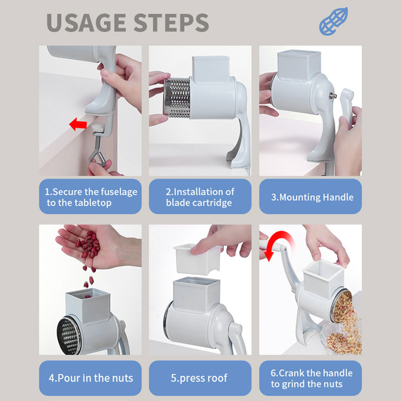 Grain Grinder Hand Crank Mill  - مراجعة Commercial Kitchen Grinder وسعره