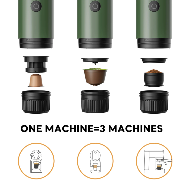 Portable Espresso Machine 3-in - مراجعة Commercial Espresso Machine وسعره