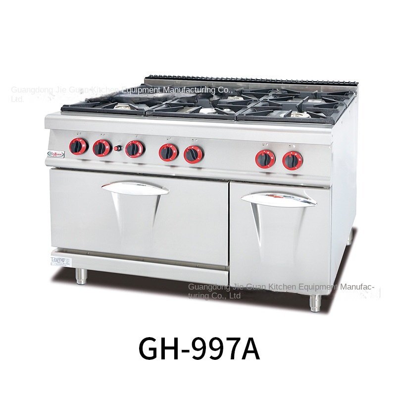 Jie Guan GH-797A Commercial Ki - مراجعة Commercial Kitchen Gas Stove وسعره