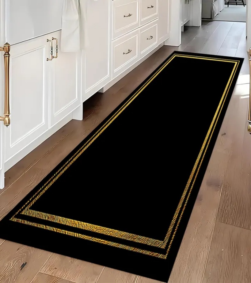 Luxury Black Gold Greek Key Bo - مراجعة Commercial Kitchen Floor وسعره