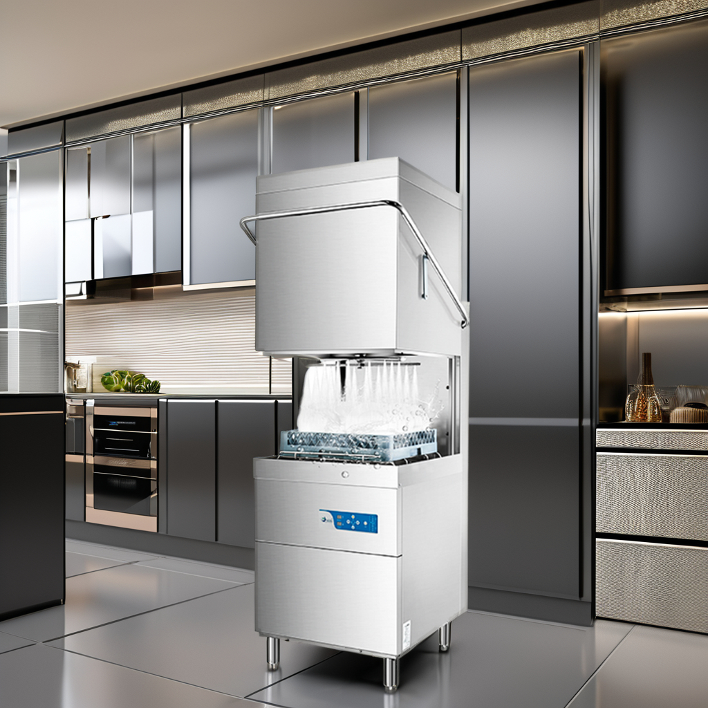 ef-Smart Electric Stainless St - مراجعة Commercial Kitchen Dishwasher وسعره