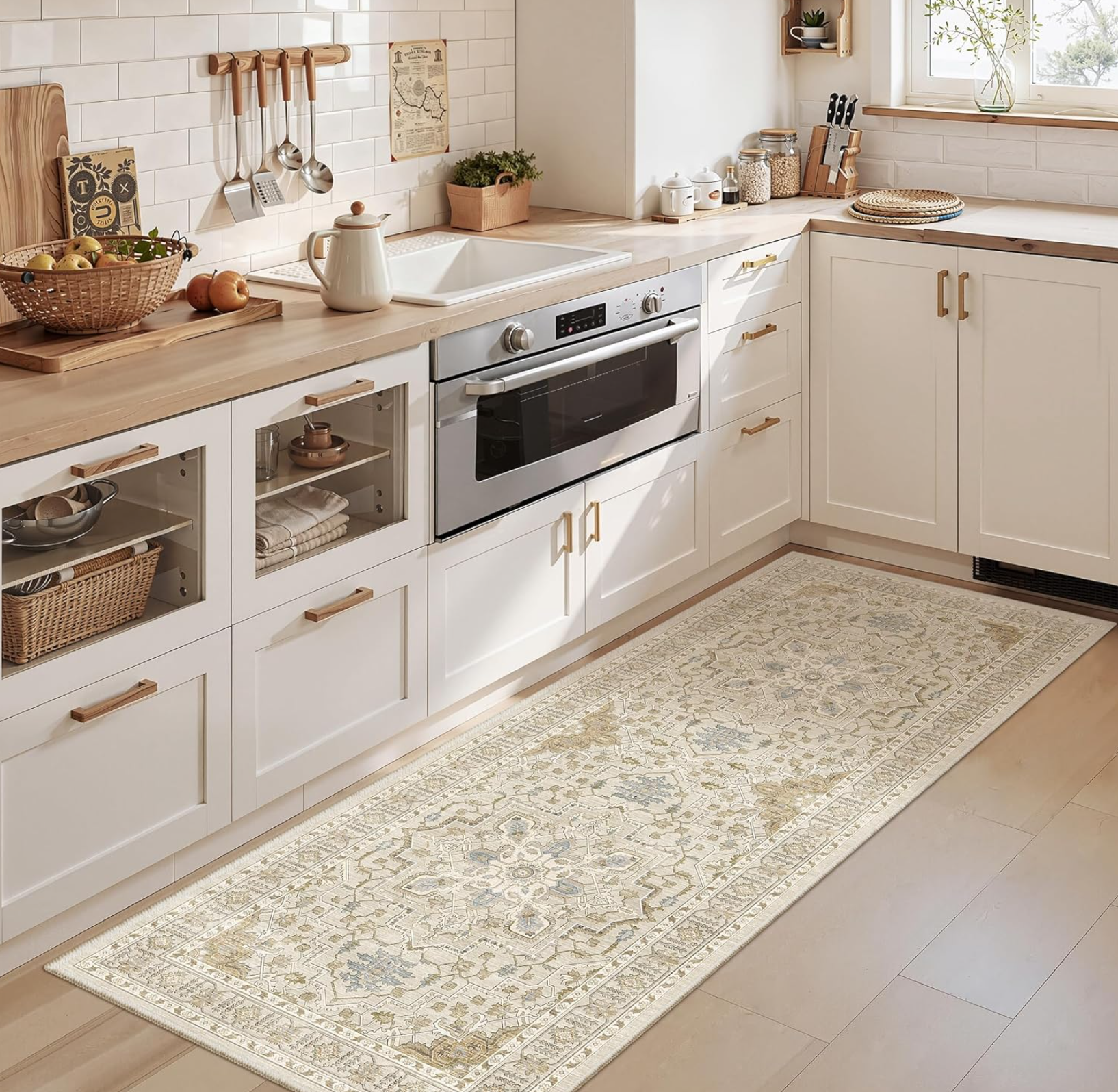 Multi-scene Long Runner Rug No - مراجعة Commercial Kitchen Floor وسعره