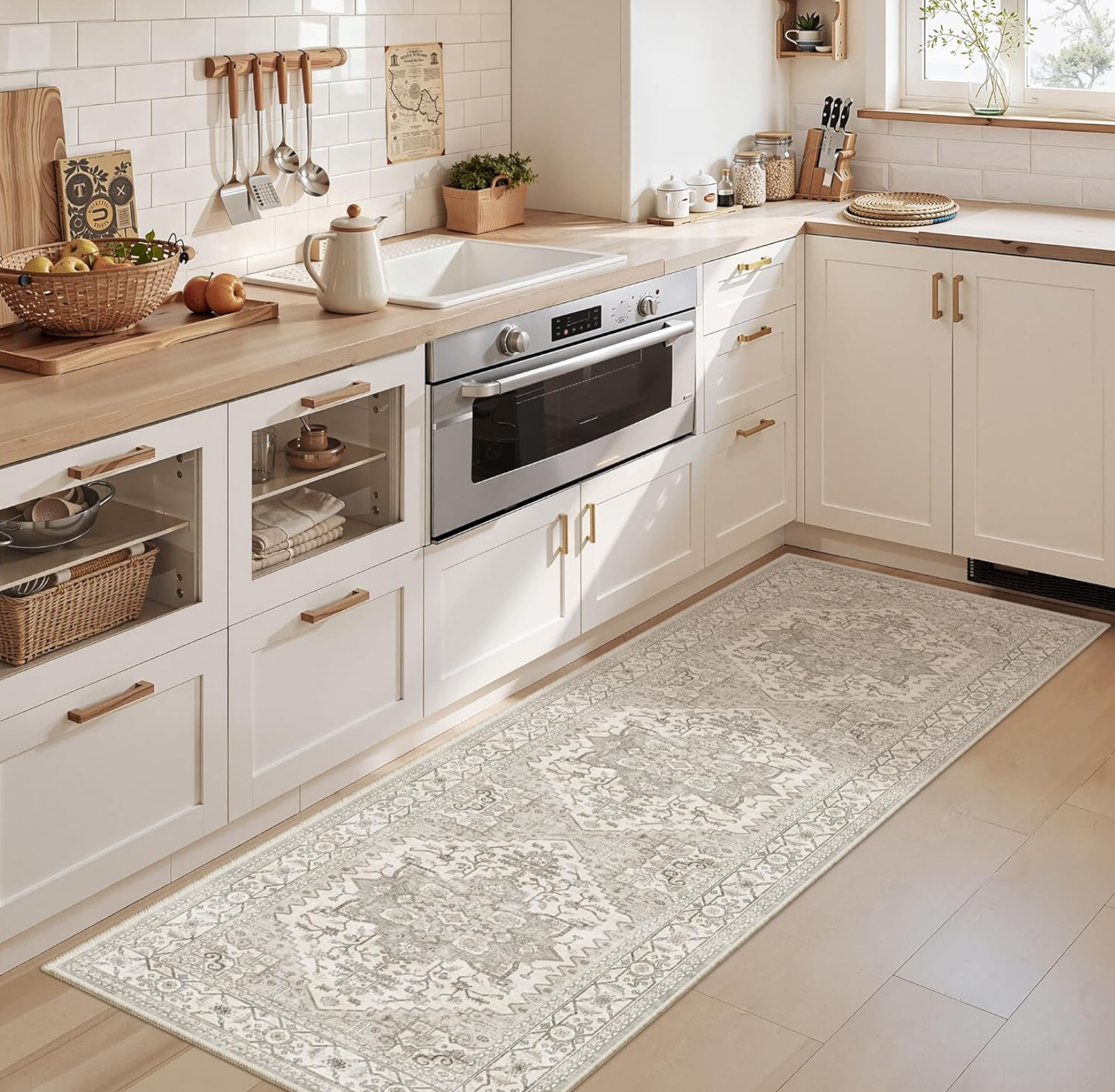Multi-scene Long Runner Rug No - مراجعة Commercial Kitchen Floor وسعره