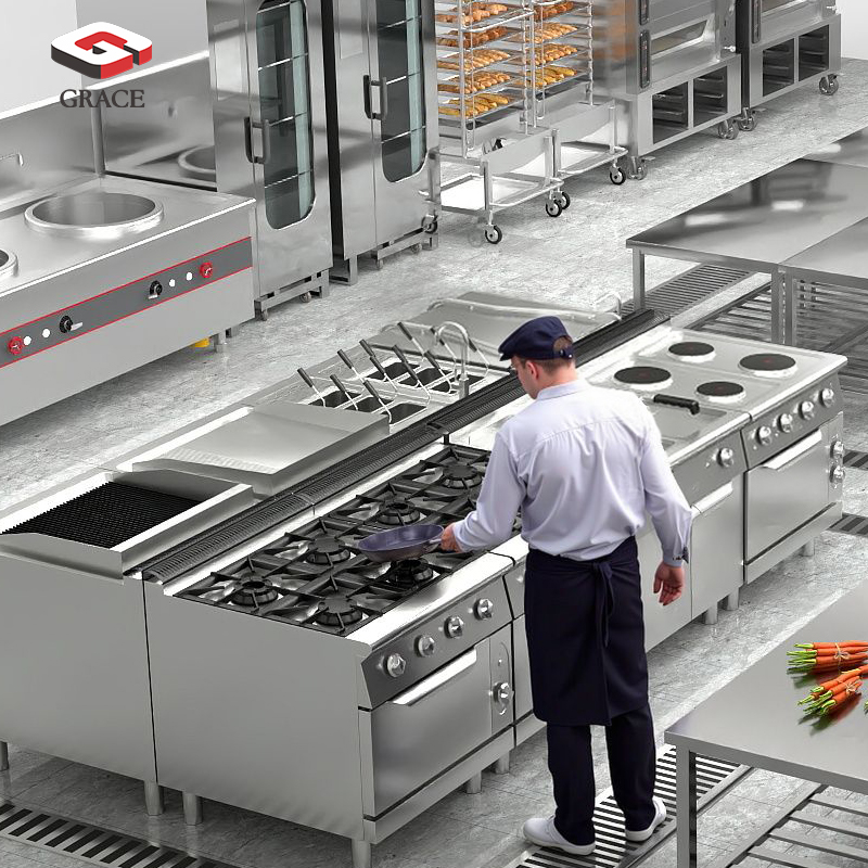 GRACE  Full Service of Commerc - مراجعة Commercial Kitchen Projects وسعره