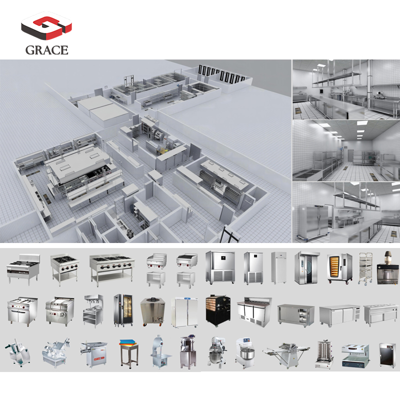 GRACE  Full Service of Commerc - مراجعة Commercial Kitchen Projects وسعره