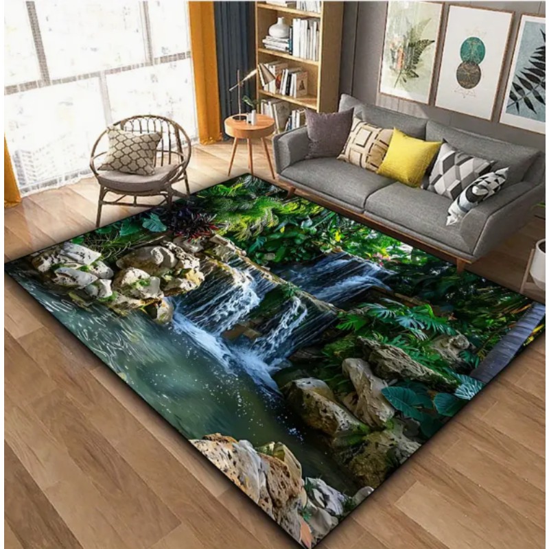 3D Visual Illusion Floor Mat O - مراجعة Commercial Kitchen Floor وسعره