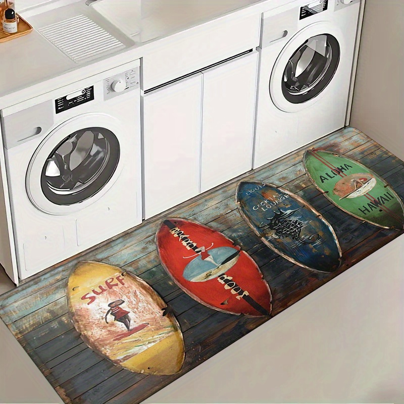 Surfboard Pattern Kitchen Hall - مراجعة Commercial Kitchen Floor وسعره