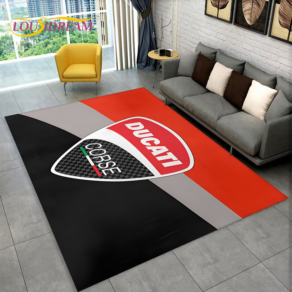 3D D-Ducati Pattern Area Rug L - مراجعة Commercial Kitchen Floor وسعره