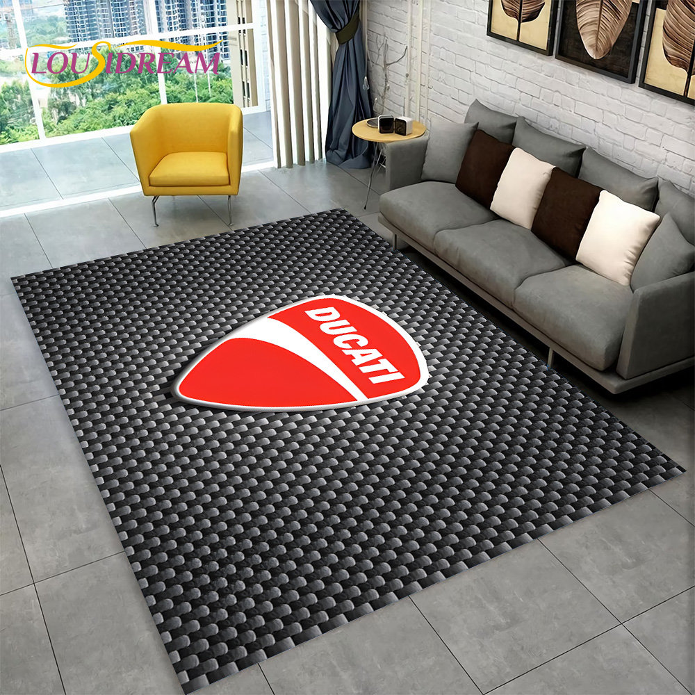 3D D-Ducati Pattern Area Rug L - مراجعة Commercial Kitchen Floor وسعره