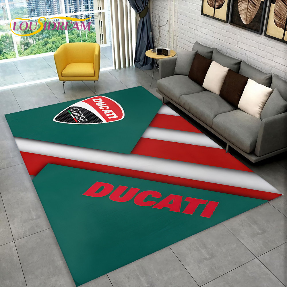 3D D-Ducati Pattern Area Rug L - مراجعة Commercial Kitchen Floor وسعره