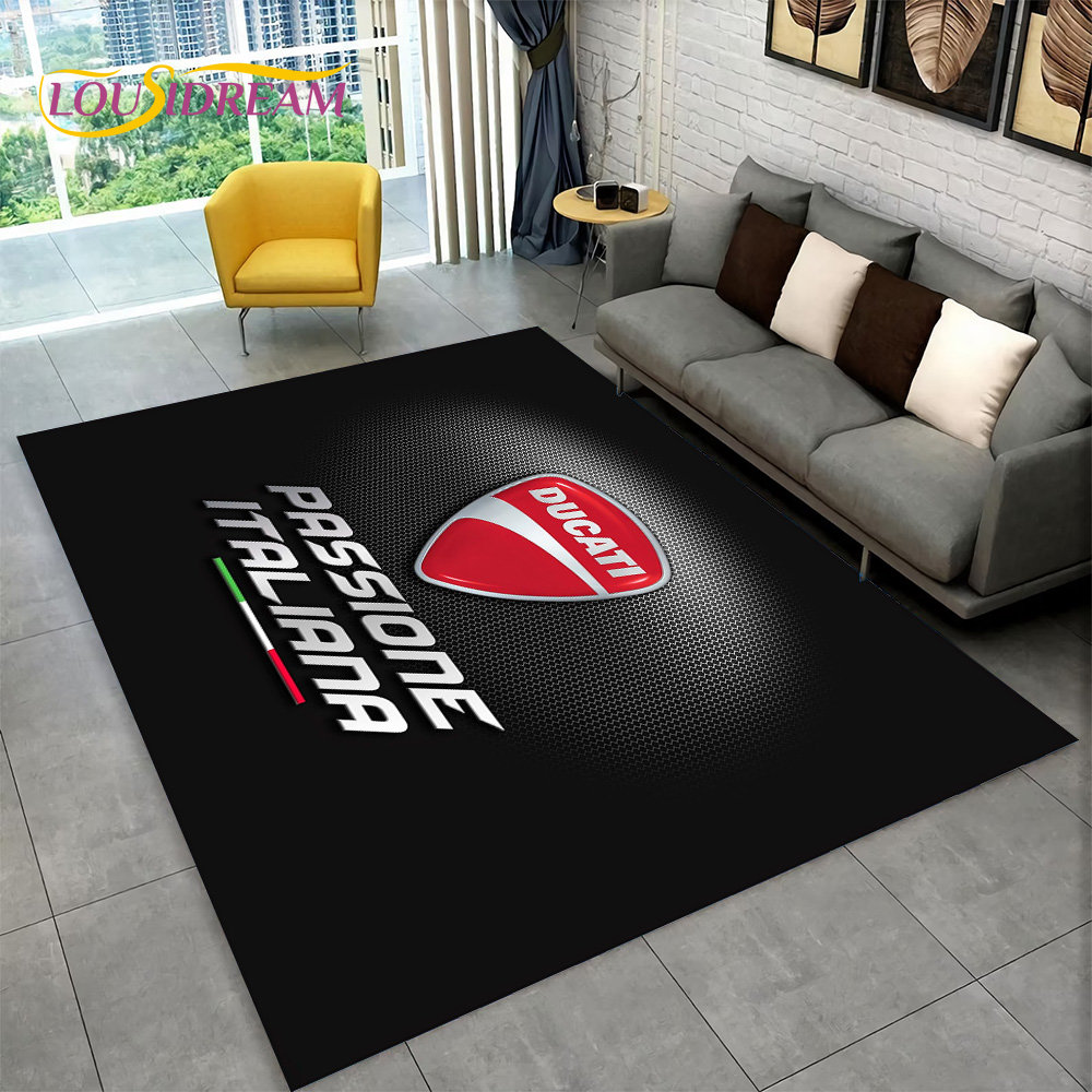 3D D-Ducati Pattern Area Rug L - مراجعة Commercial Kitchen Floor وسعره