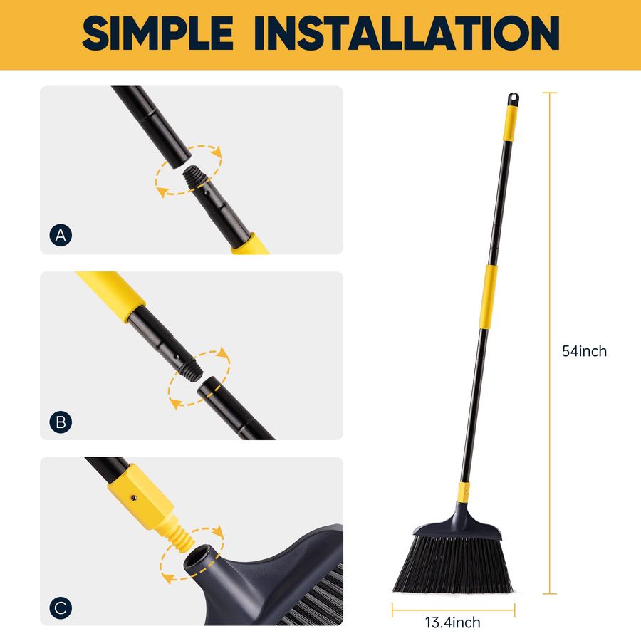 Commercial Broom Outdoor Indoo - مراجعة Commercial Kitchen Broom وسعره