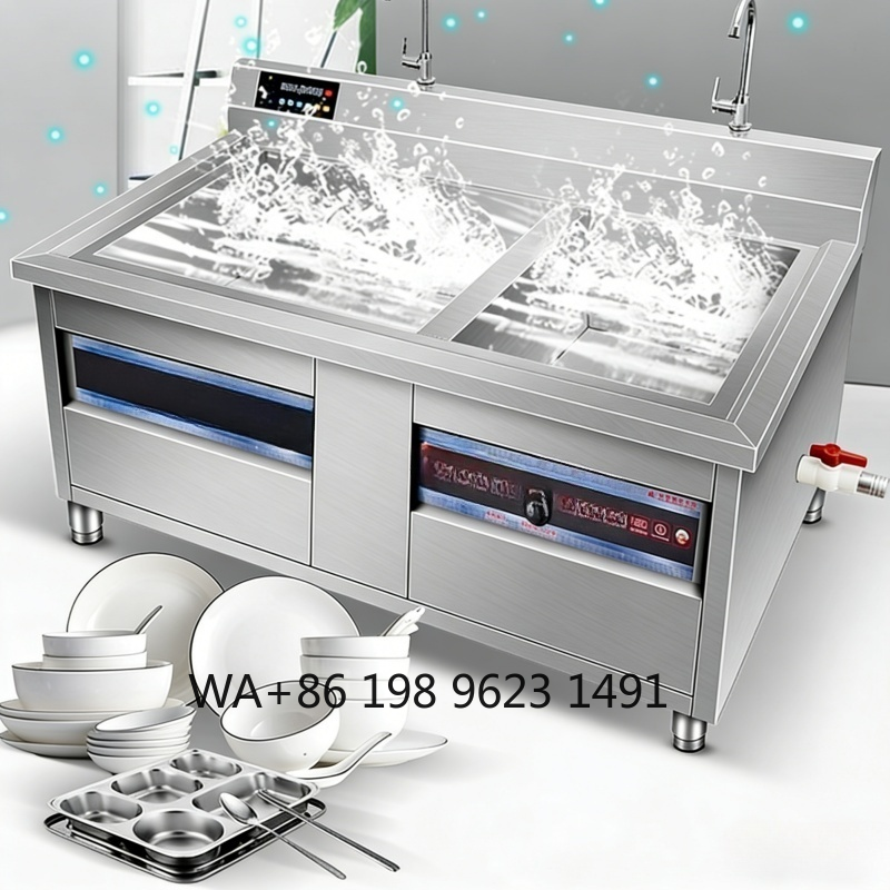 High Capacity Auto Ultrasonic  - مراجعة Commercial Kitchen Dishwasher وسعره