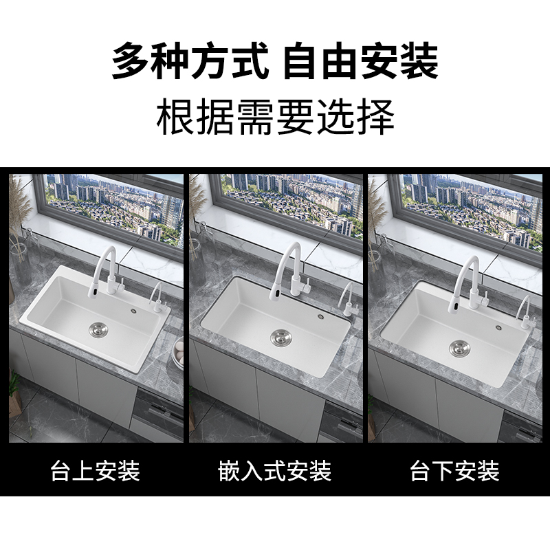 Quartz Stone White Sink Large  - مراجعة Commercial Kitchen Dishwasher وسعره