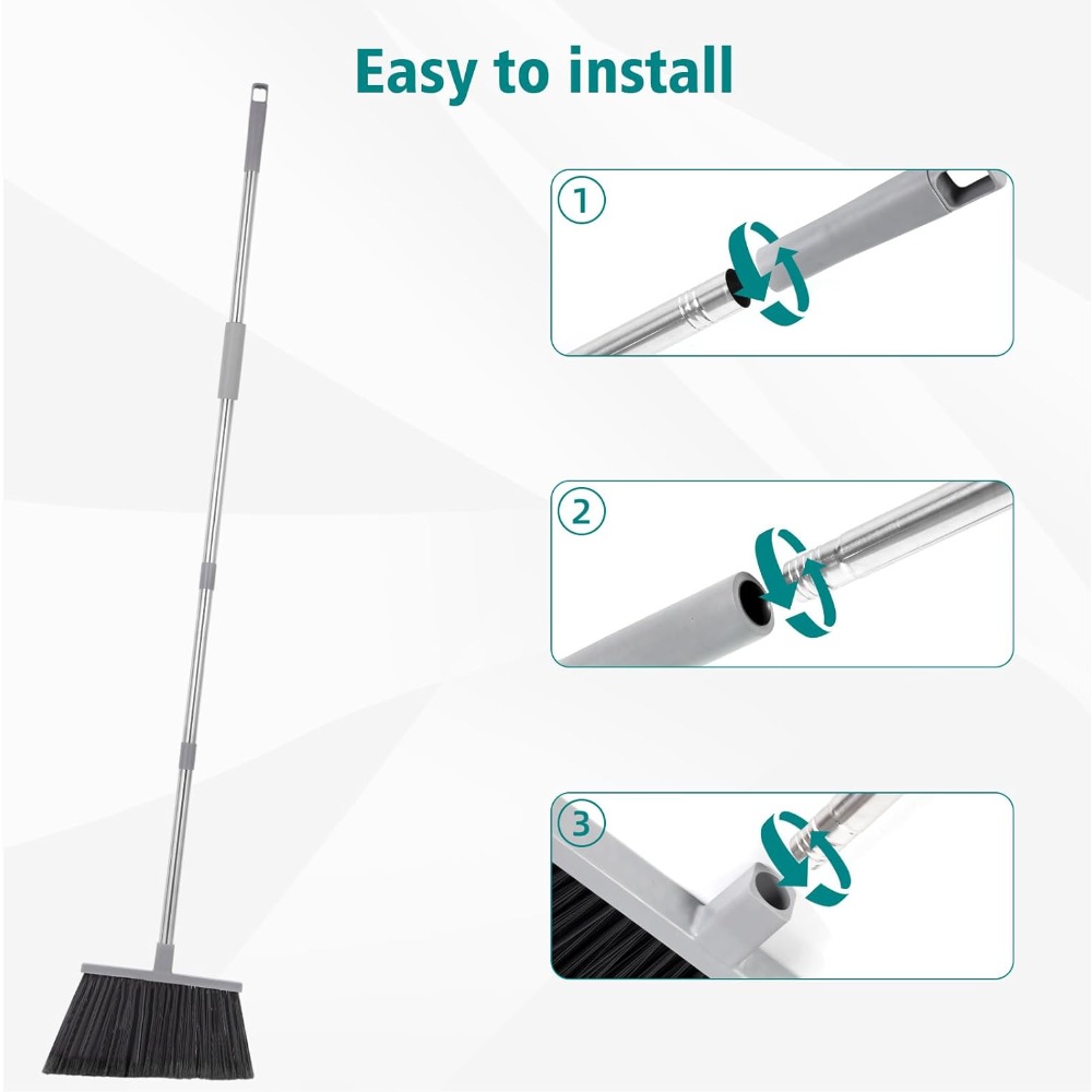 Broom, Outdoor Broom for Floor - مراجعة Commercial Kitchen Broom وسعره